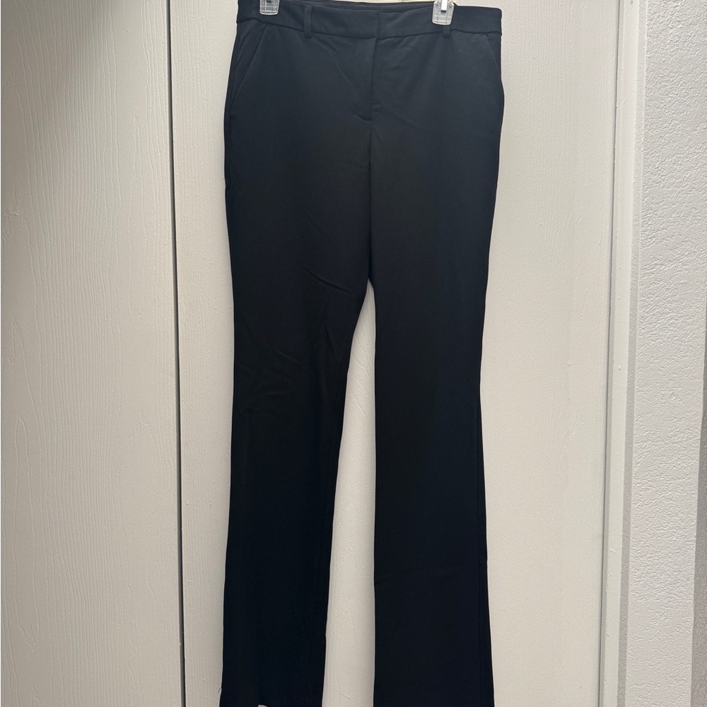 Express Mid Rise Barely Boot Columnist Black Pant